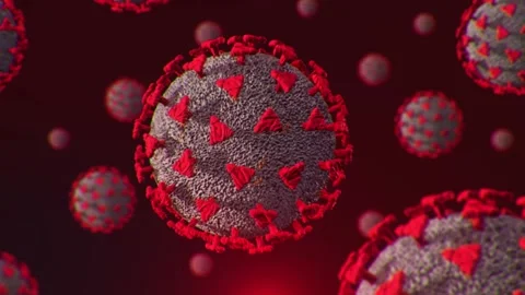 Covid19 background 4k looping Stock Footage 307908208