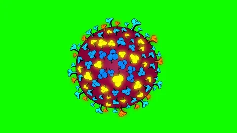 CoVid19 Cell Mutate Stock Footage 128225466