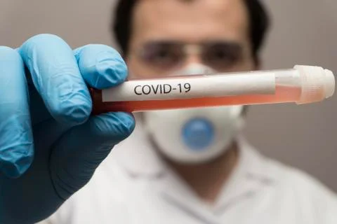 Covid19 with doc Stock Photos