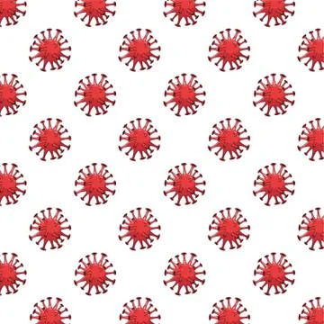 Covid19 particles pandemic pattern background Stock Illustration