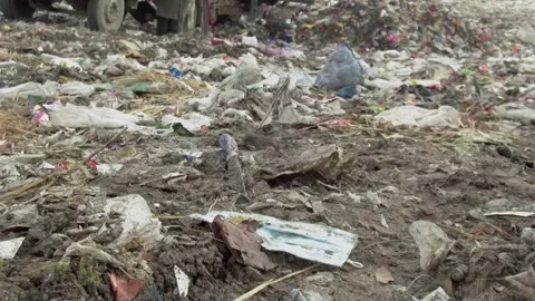 Covid19 pollution Global warming, Environment pollution. 60fps Stock Footage 143587932