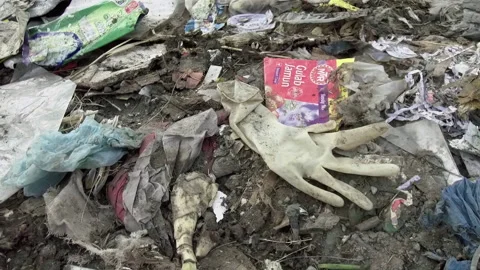 Covid19 pollution Global warming, Environment pollution. 60fps Stock Footage 143588072
