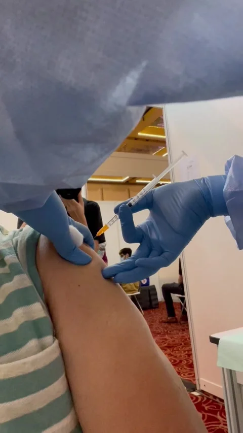 Covid19 Vaccination Stock Footage 153745740
