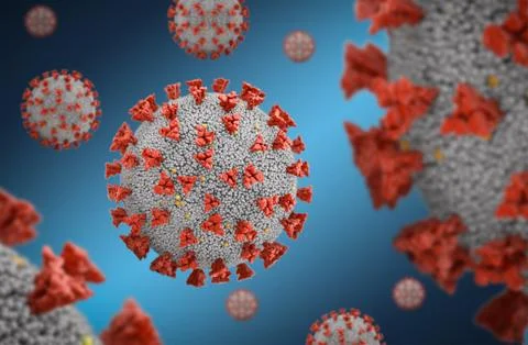 The Covid19 viruses Stock Illustration
