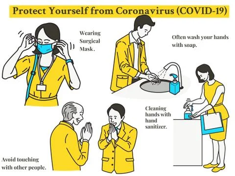 Covid19safety Stock Illustration