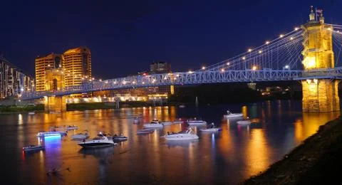 Covington Skyline Stockfoto's