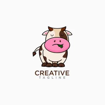Cow cartoon Stock Illustration