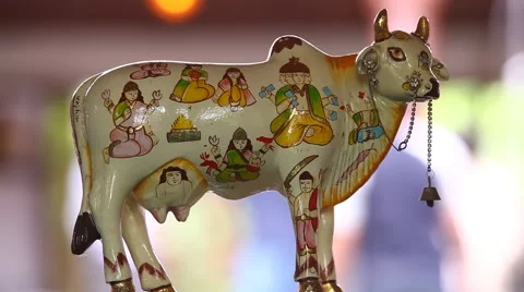 Cow Doll at home Stock Footage 52764183