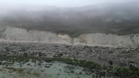 Cow Gap, Beachy Head, East Sussex Stock Footage 261237178