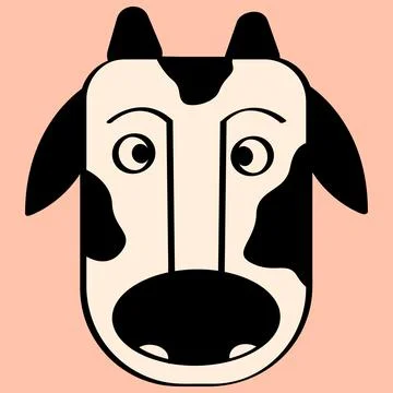 Cow head vector illustration design Stock Illustration