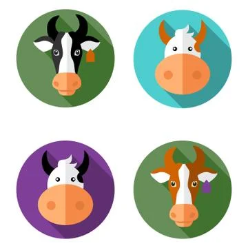 Cow icon Stock Illustration