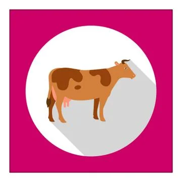 Cow icon Stock-Illustration