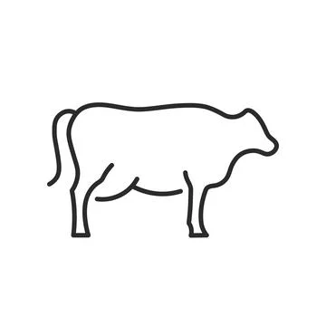 Cow Icon Stock Illustration