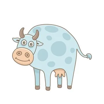 Cow icon Ilustración de archivo