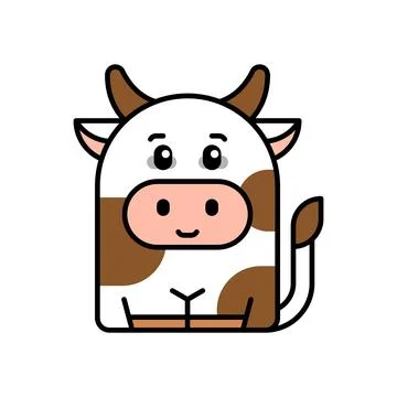 Cow icon Stock Illustration