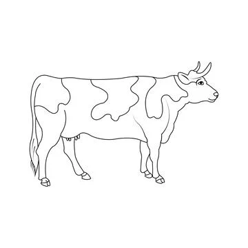 Cow icon Stock Illustration