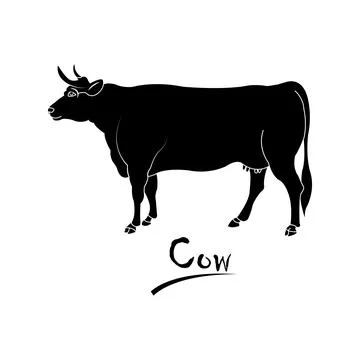 Cow icon Stock Illustration