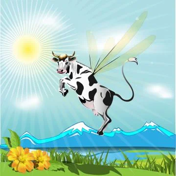 Cow Stock Illustration