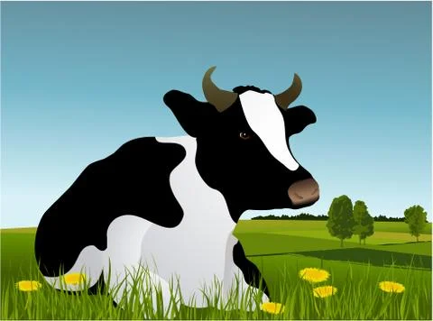 Cow Stock Illustration