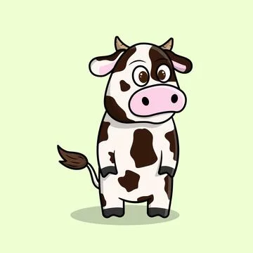 The Cow Stock Illustration