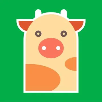 Cow illustration Stock Illustration