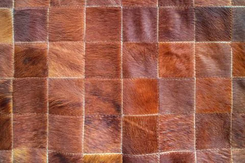Cow leather with pattern Foto stock