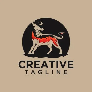 Cow logo Stock Illustration