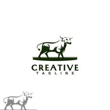 Cow logo Stock Illustration