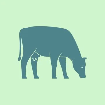 Cow logo Stock Illustration