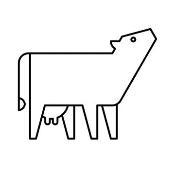 Cow Logo Stock Illustration