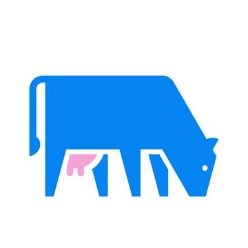 Cow Logo Stock Illustration