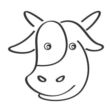 Cow logo vector illustration design Stock Illustration