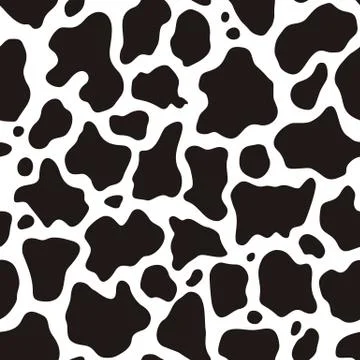 Cow pattern Stock Illustration