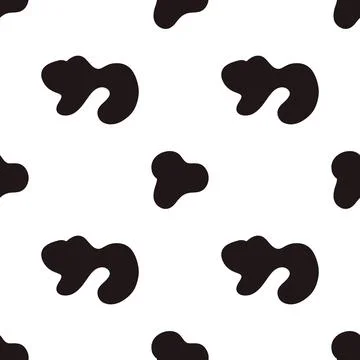 Cow pattern Stock Illustration