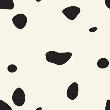 Cow pattern seamless abstract background Stock Illustration