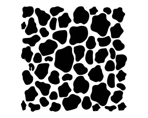 Cow Print - Cow Pattern design vector file | Editable file Illustrazione stock
