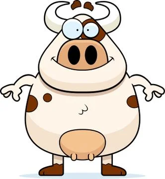 Cow Smiling Stock Illustration