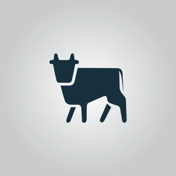 Cow symbol Stock Illustration