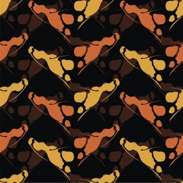 Cow vector art background design for fabric and decor. Seamless pattern Stock Illustration