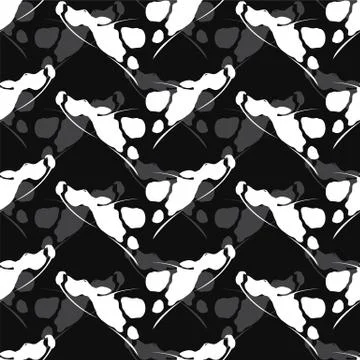 Cow vector art background design for fabric and decor. Seamless pattern Stock Illustration