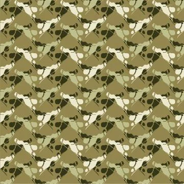 Cow vector art background design for fabric and decor. Seamless pattern Stock Illustration