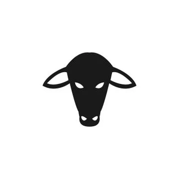 Cow vector design template illustration Stock Illustration