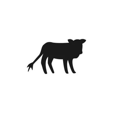 Cow vector design template illustration 스톡 일러스트