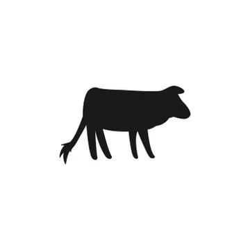 Cow vector design template illustration Stock Illustration