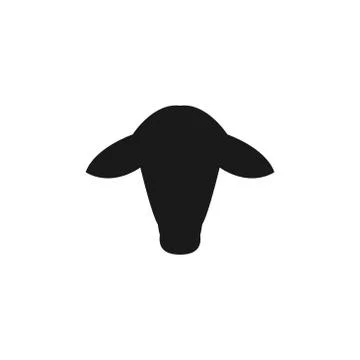 Cow vector design template illustration Stock Illustration