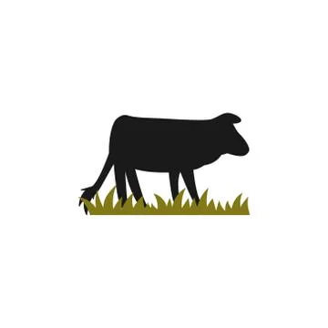 Cow vector design template illustration 스톡 일러스트