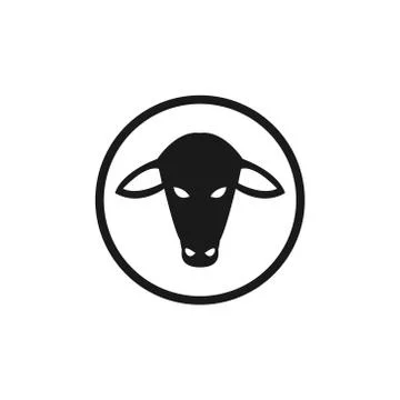 Cow vector design template illustration Иллюстрация