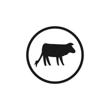 Cow vector design template illustration Illustration