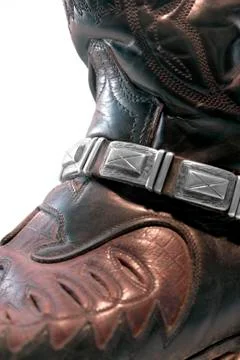 Cowboy boot closeup Stock Photos