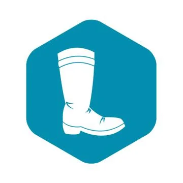 Cowboy boot icon, simple style Stock Illustration